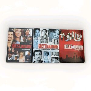 Grey's Anatomy Seasons 1, 2, & 4 Complete Expanded, Uncut DVDs EUC